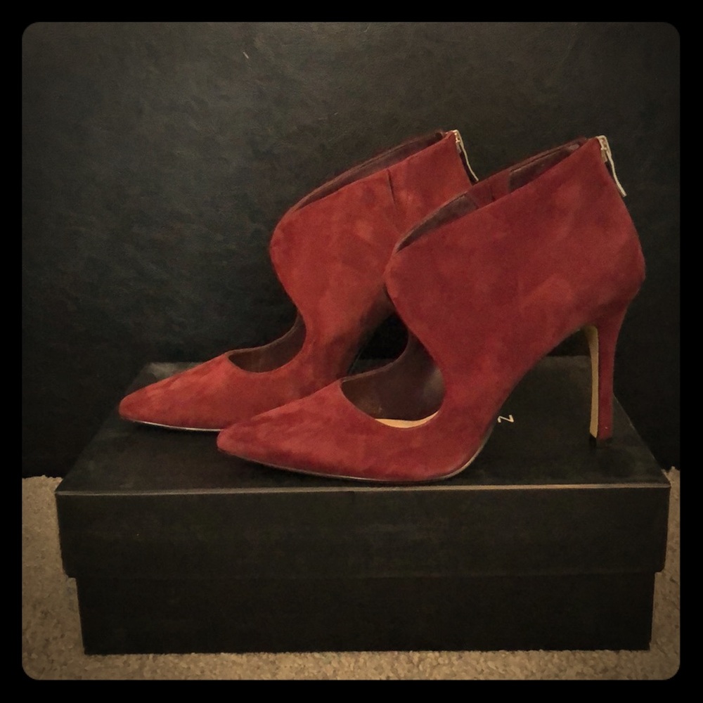 BCBG Burgundy Bootie/Boots